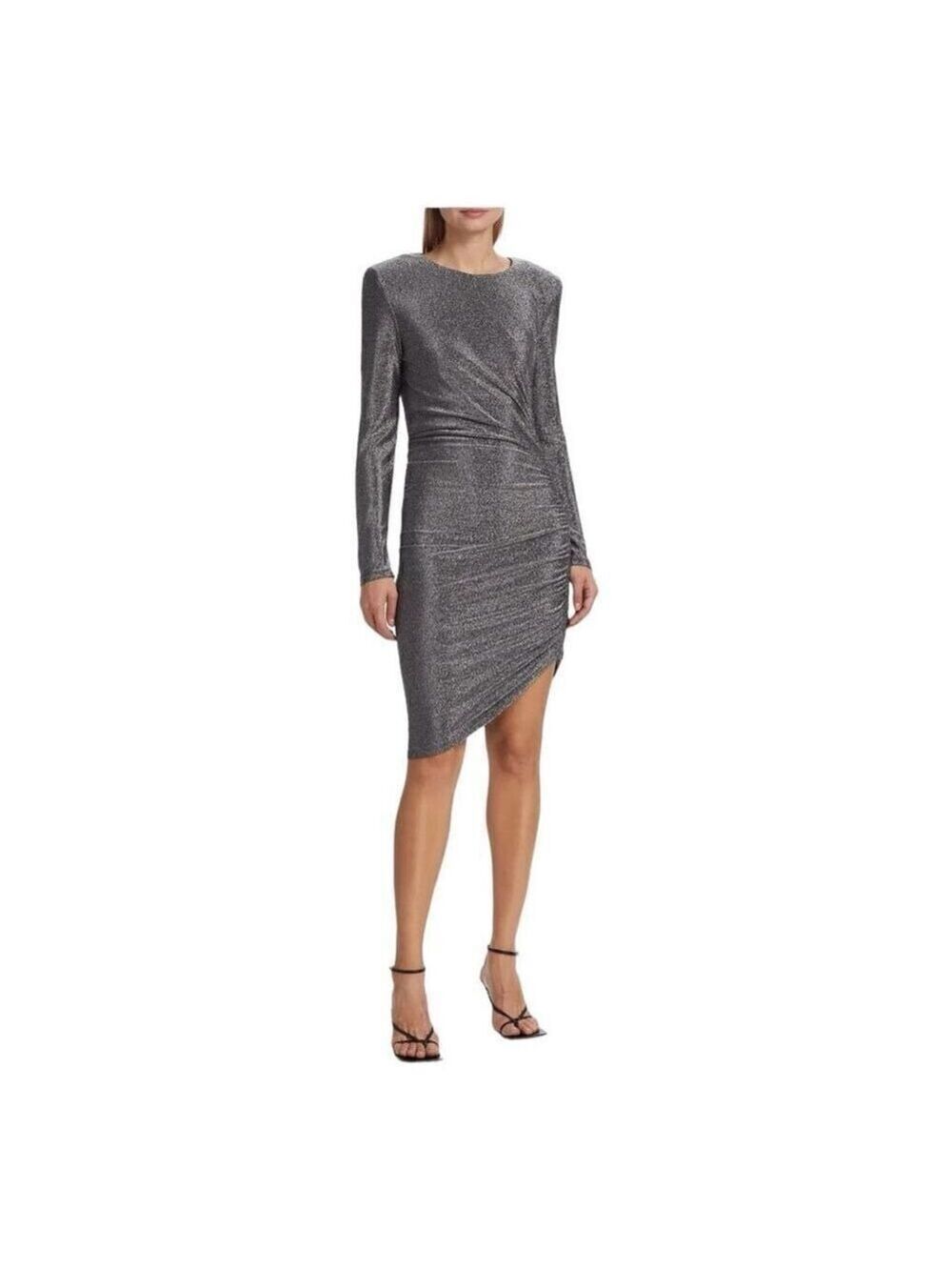 Veronica Beard Cyrus Shimmer Ruched Minidress Size Medium